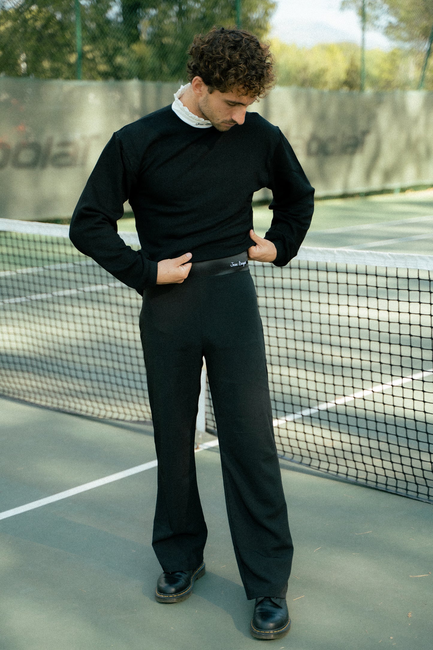 Pantalon large cummerbund - La Classique - Jeune Bourgeois